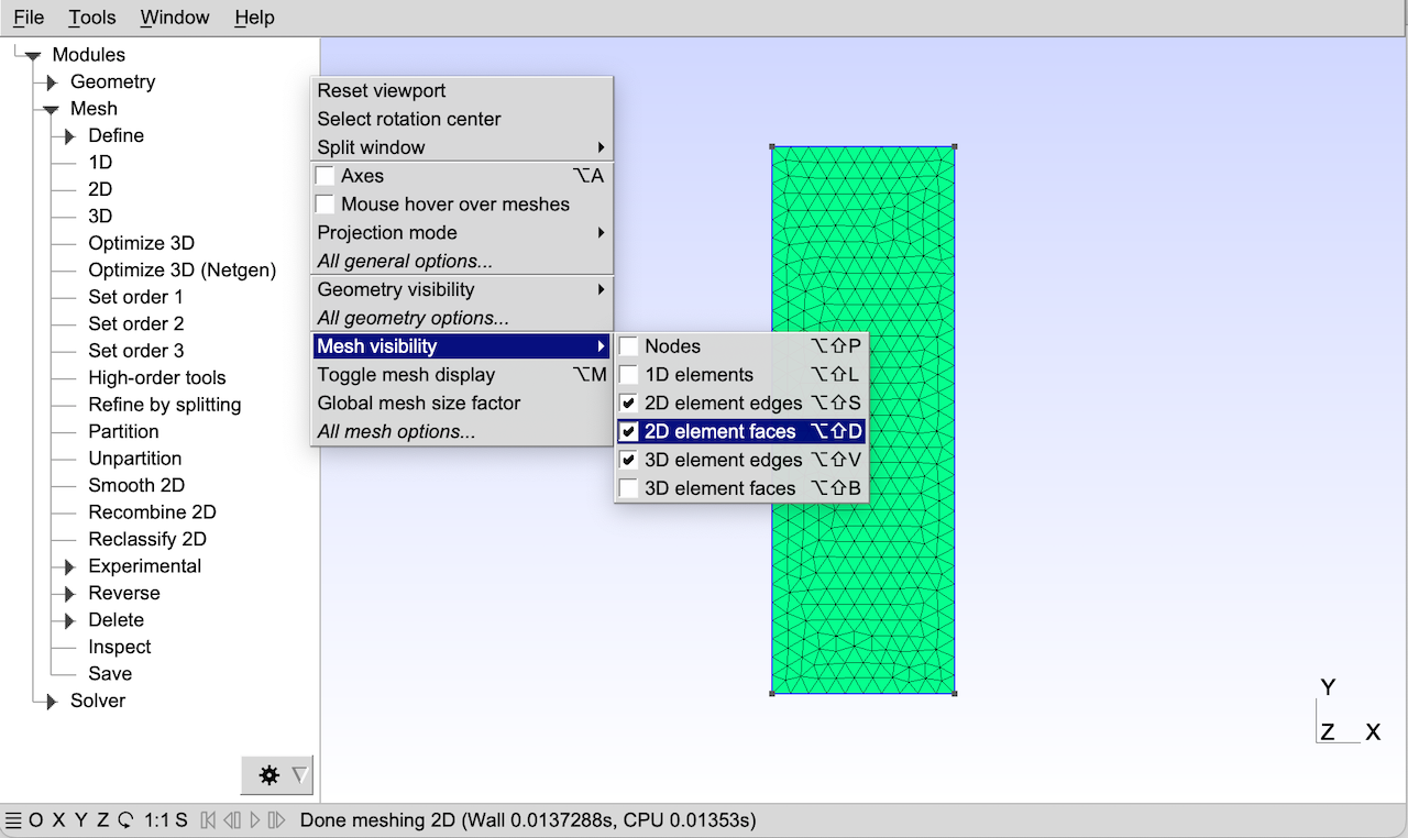 Controlling the Mesh Size Using Attributes